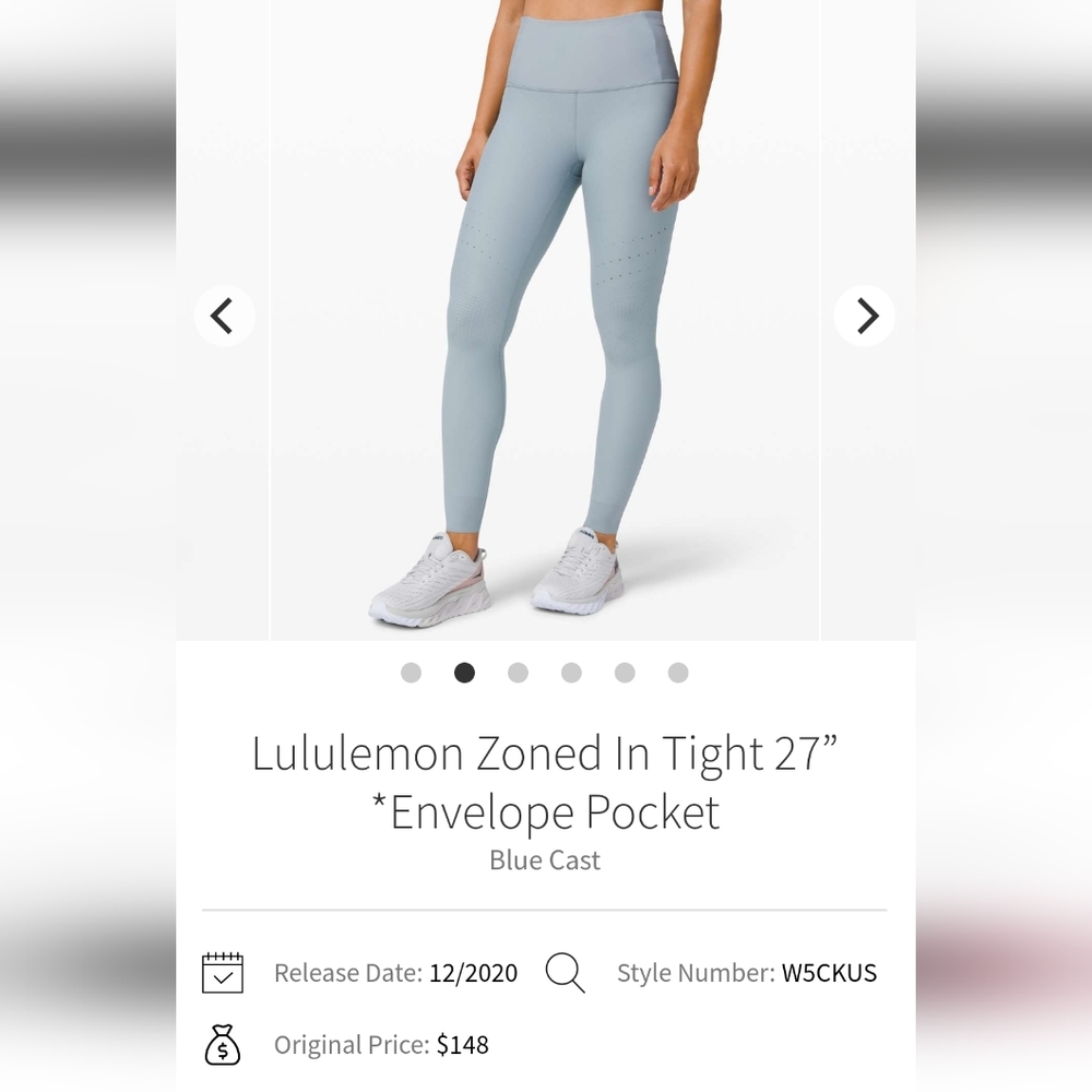 Lululemon Zoned in Tight Leggings